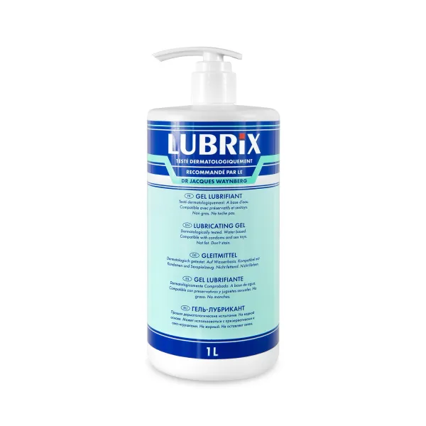 Gel lubrifiant 1 litre à base d'eau Lubrix - CC800152